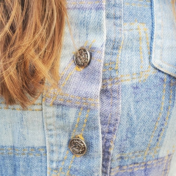 vintage 1970s patchwork suit - Picture 7 of 11